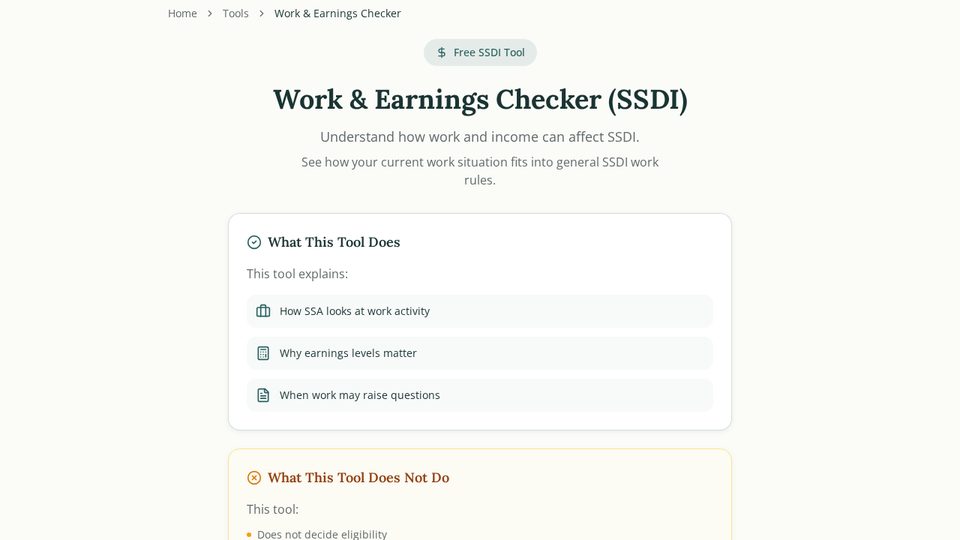 SGA & Work Limit Checker screenshot