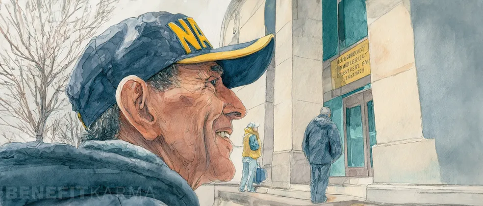 Veteran preparing a guided VA disability application